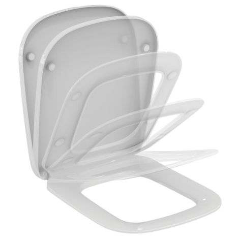 - IDEAL STANDARD Esedra Deska sedesowa wolnoopadająca biała T318101 - T318101 - Łazienki Szydłowski