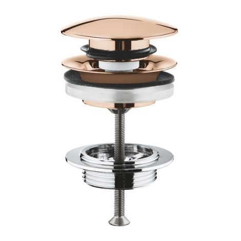 - GROHE-Zawór umywalkowy odpływowy zamykany kolor warm sunset 65807DA0 - 65807DA0 - Łazienki Szydłowski