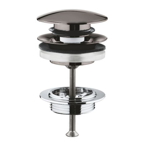- GROHE-Zawór umywalkowy odpływowy zamykany kolor hard graphite 65807A00 - 65807A00 - Łazienki Szydłowski