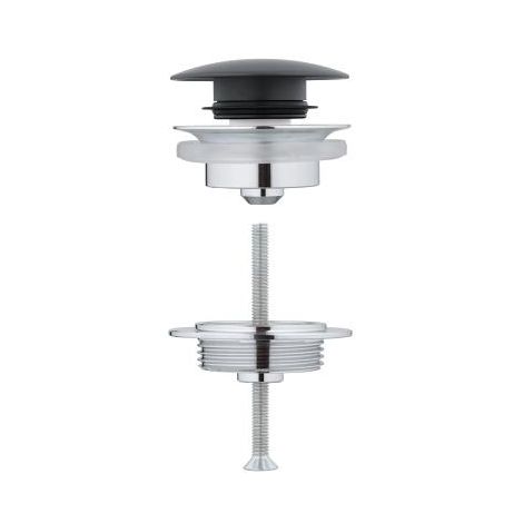 - GROHE-Zawór umywalkowy odpływowy zamykany kolor aksamitna czerń 65807KS0 - 65807KS0 - Łazienki Szydłowski