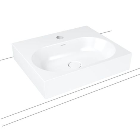 - KALDEWEI Centro umywalka nablatowa 60 x 50 cm obustronnie emaliowana biała 903006013001 - 903006013001 - Łazienki Szydłowski