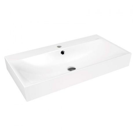  - KALDEWEI Silenio Umywalka emaliowana ścienna z przelewem 90 x 46 cm, biała 904406013001 - 904406013001 - Łazienki Szydłowski