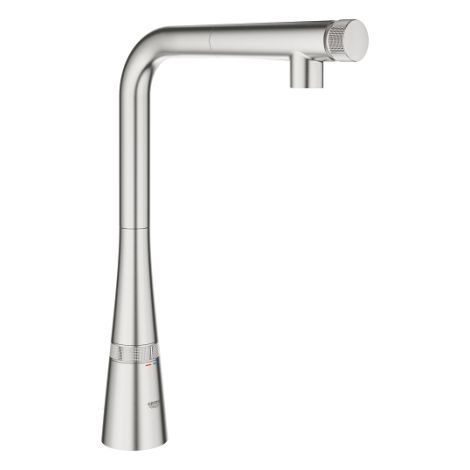 - GROHE-Zedra SmartControl Bateria kuchenna z funkcją SmartControl kolor stal nierdzewna 31593DC2 - 31593DC2 - Łazienki Szydłowski