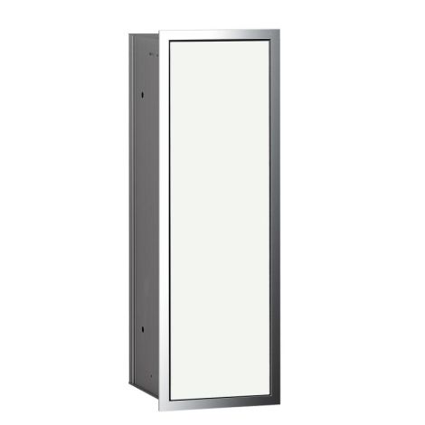 - EMCO Asis 150 Podtynkowa szczotka do toalety, rama chrom, drzwi optiwhite 973027831 - 973027831 - Łazienki Szydłowski