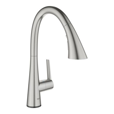 - GROHE-Zedra Touch Elektroniczna bateria kuchenna kolor stal nierdzewna 30219DC2 - 30219DC2 - Łazienki Szydłowski