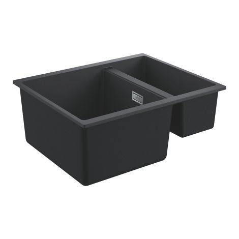 - GROHE-K500 Zlewozmywak kompozytowy 55,5 x 46 cm, czarny granit 31648AP0 - 31648AP0 - Łazienki Szydłowski