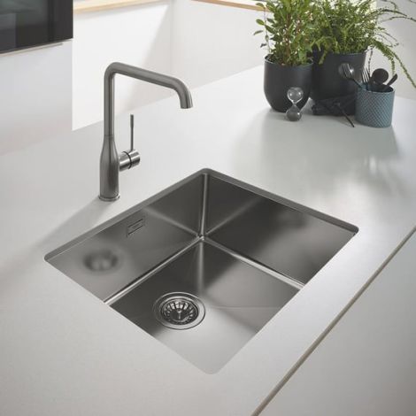 - GROHE-K700 Zlewozmywak 550 x 450 mm ze stali szlachetnej 31574SD1 - 31574SD1 - Łazienki Szydłowski