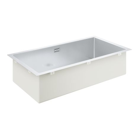 - GROHE-K700 Zlewozmywak jednokomorowy 86,4 x 46,4 cm wpuszczany w blat stal szlachetna 31580SD1 - 31580SD1 - Łazienki Szydłowski