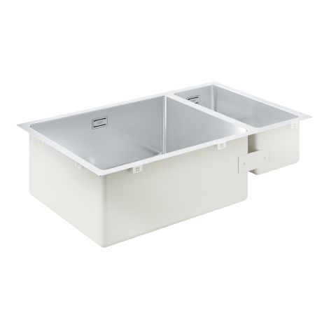 - GROHE-K700 Podblatowy Zlewozmywak półtorej komory 76x45 cm stal szlachetna 31575SD1 - 31575SD1 - Łazienki Szydłowski