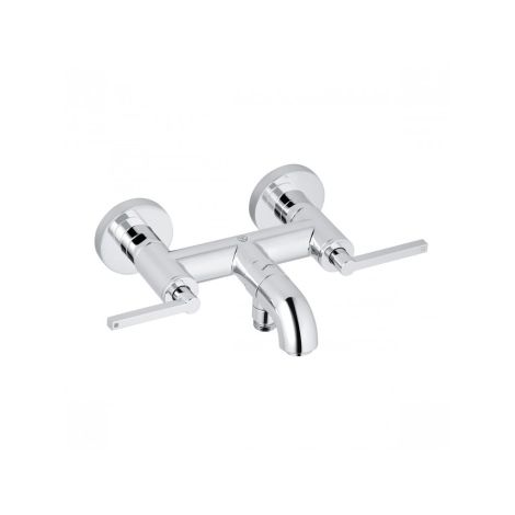 - KLUDI Nova Fonte Dwuotworowa bateria wannowo z pokrętłami, chrom 205400515 - 205400515 - Łazienki Szydłowski