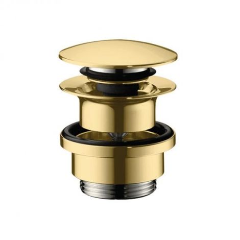 - HANSGROHE Komplet odpływowy, złoty optyczny polerowany 50100990 - 50100990 - Łazienki Szydłowski