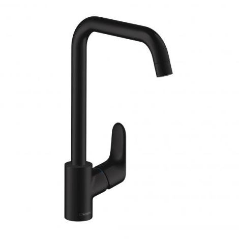  - HANSGROHE Focus E2 bateria kuchenna czarny mat 31820670 - 31820670 - Łazienki Szydłowski