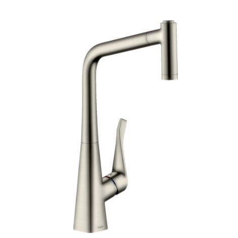  - HANSGROHE Metris bateria kuchenna kolor stal nierdzewna 73801800 - 73801800 - Łazienki Szydłowski