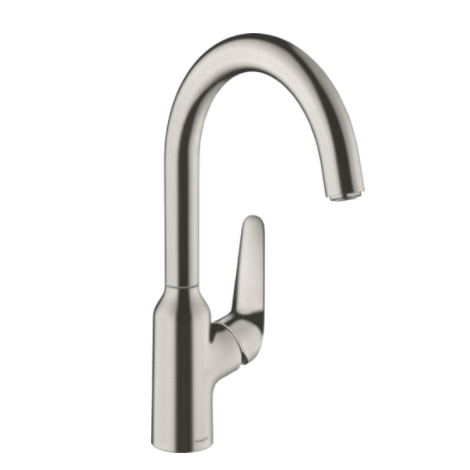  - HANSGROHE Focus bateria kuchenna kolor stal nierdzewna 71802800 - 71802800 - Łazienki Szydłowski