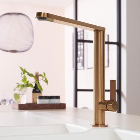  - VILLEROY&BOCH FINERA Bateria kuchenna kolor bronz mat 92700004 - 92700004 - Łazienki Szydłowski