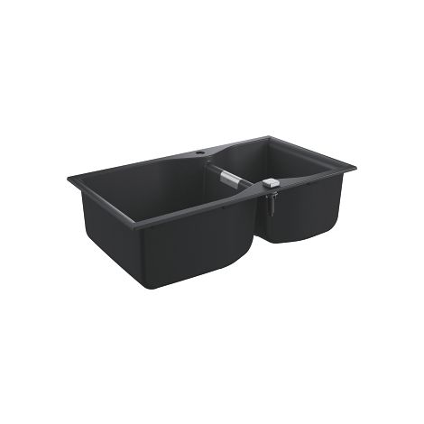 - GROHE-K700 Zlewozmywak kompozytowy 900 x 500 mm kolor czarny granit 31658AP0 - 31658AP0 - Łazienki Szydłowski