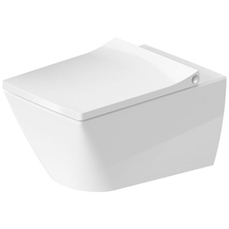 - DURAVIT VIU RIMLESS Miska toaletowa wisząca 37x57 cm biały połysk 2511092000 - 2511092000 - Łazienki Szydłowski