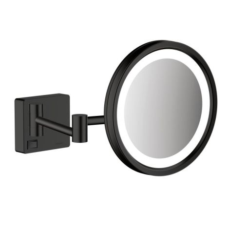 - HANSGROHE AddStoris Lusterko kosmetyczne z oświetleniem czarny mat 41790670 - 41790670 - Łazienki Szydłowski