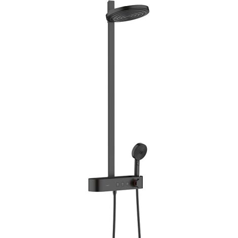 - HANSGROHE Pulsify Komplet prysznicowy czarny mat 24241670 - 24241670 - Łazienki Szydłowski
