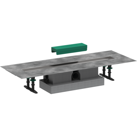  - HANSGROHE uBox Universal Kompletny zestaw do montażu standardowego-70cm do odpływu liniowego 56023180 - 56023180 - Łazienki Szydłowski