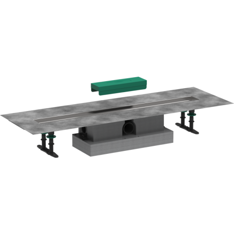  - HANSGROHE uBox Universal Kompletny zestaw do montażu standardowego 80cm do odpływu liniowego 56024180 - 56024180 - Łazienki Szydłowski