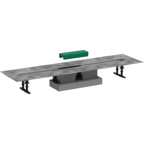  - HANSGROHE uBox Universal Kompletny zestaw do montażu standardowego-100cm do odpływu liniowego 56026180 - 56026180 - Łazienki Szydłowski