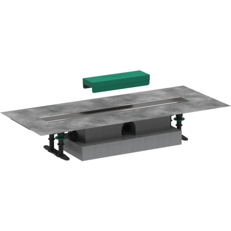  - HANSGROHE uBox Universal Kompletny zestaw do montażu płaskiego-60cm do odpływu liniowego do wyłożenia płytkami 56016180 - 56016180 - Łazienki Szydłowski
