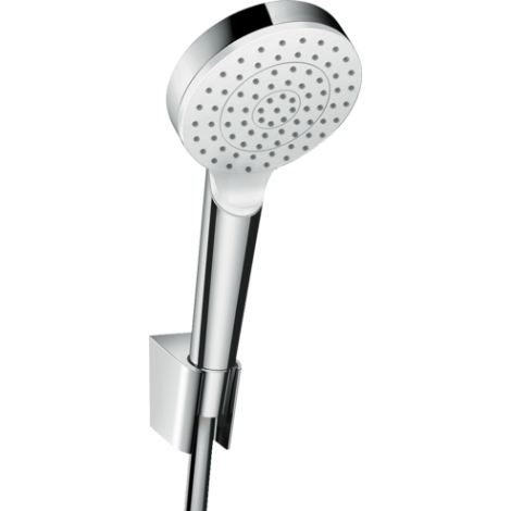  - HANSGROHE Crometta Punktowy zestaw prysznicowy 1jet z wężem prysznicowym 160 cm biały/chrom 26567400 - 26567400 - Łazienki Szydłowski