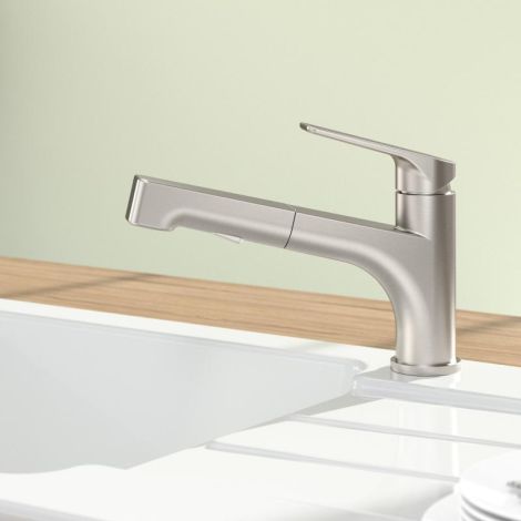  - Villeroy&Boch Junis Sky Shower bateria kuchenna kolor stal nierdzewna szczotkowana 928100LC - 928100LC - Łazienki Szydłowski