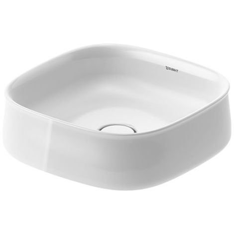 - DURAVIT Zencha umywalka nablatowa 42 x 42 cm biały połysk 2373420079 - 2373420079 - Łazienki Szydłowski