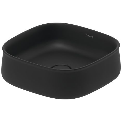 - DURAVIT Zencha umywalka nablatowa 42 x 42 cm czarny mat 2373421379 - 2373421379 - Łazienki Szydłowski