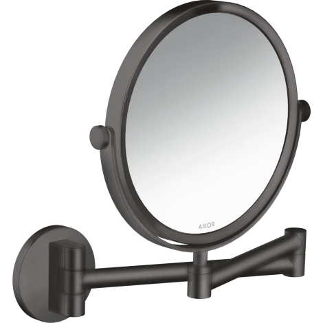 - Axor Universal Circular Lustro kosmetyczne czarny chrom szczotkowany 42849340 - 42849340 - Łazienki Szydłowski