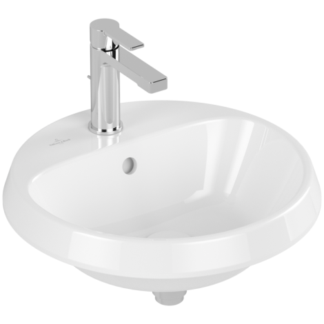 - VILLEROY&BOCH Architectura Umywalka wpuszczana w blat, 45 x 45 cm, biała z powłoką CeramicPlus 5A6546R1 - 5A6546R1 - Łazienki Szydłowski
