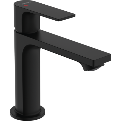 - HANSGROHE Rebris E bateria umywalkowa 110 CoolStart bez kompletu odpływowego czarny mat 72560670 - 72560670 - Łazienki Szydłowski