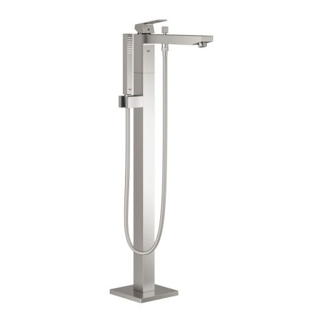 - GROHE-Eurocube Wolnostojąca bateria wannowa kolor stal nierdzewna 23672DC1 - 23672DC1 - Łazienki Szydłowski