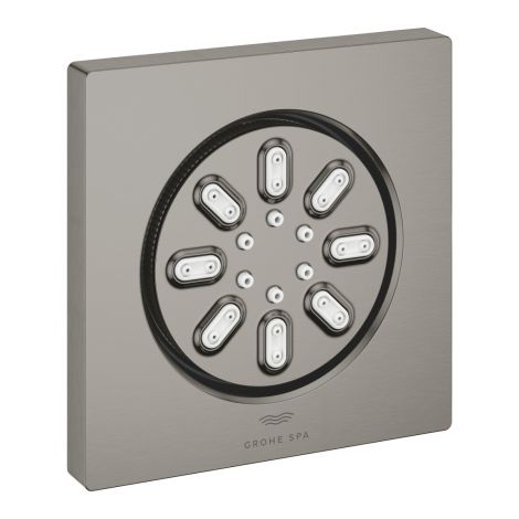 - GROHE-AQUA Rainshower Prysznic boczny kwadratowy, 2 strumienie grafit szczotkowany 26802AL0 - 26802AL0 - Łazienki Szydłowski