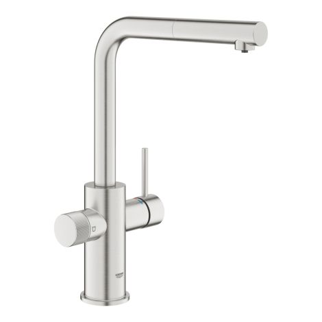 - GROHE-Blue Pure Minta Bateria filtrująca z wyciąganą wylewką kolor stal nierdzewna 30590DC0 - 30590DC0 - Łazienki Szydłowski