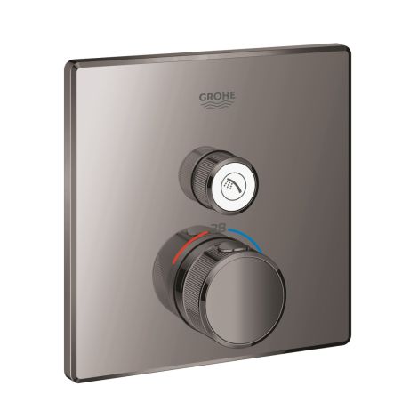  - GROHE-SmartControl Bateria termostatyczna do obsługi jednego wyjścia wody hard graphite 29123A00 - 29123A00 - Łazienki Szydłowski