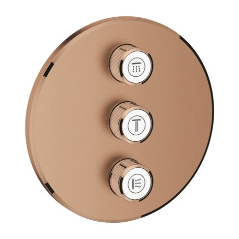  - GROHE-SmartControl Potrójny zawór odcinający brushed warm sunset 29122DL0 - 29122DL0 - Łazienki Szydłowski