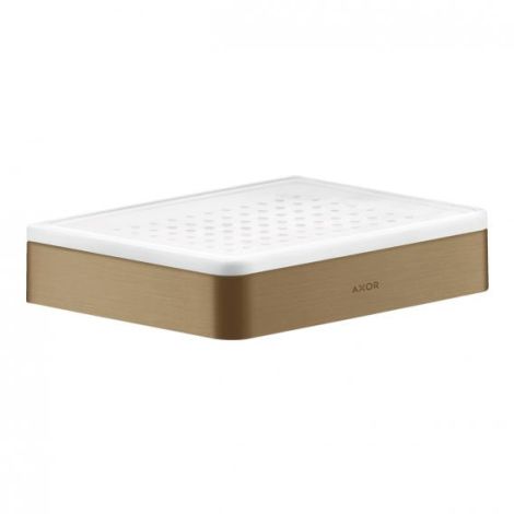 - Axor Universal Softsquare Mydelniczka brąz szczotkowany 42803140 - 42803140 - Łazienki Szydłowski