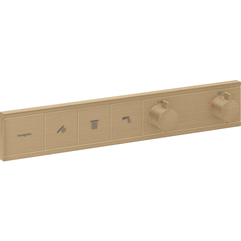  - Hansgrohe RainSelect Bateria termostatyczna do 3 odbiorników brąz szczotkowany 15381140 - 15381140 - Łazienki Szydłowski