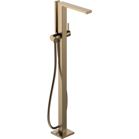- HANSGROHE Tecturis E bateria wannowa, wolnostojąca kolor brąz szczotkowany 73445140 - 73445140 - Łazienki Szydłowski