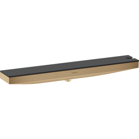  - HANSGROHE Rainfinity Porter 500 Przyłącze kątowe z uchwytem prysznicowym i półką prysznicową brąz szczotkowany 26858140 - 26858140 - Łazienki Szydłowski