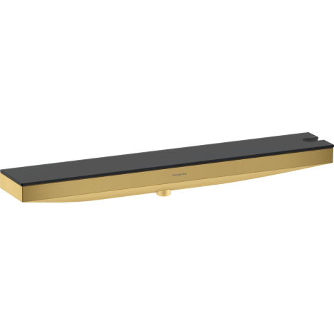  - HANSGROHE Rainfinity Porter 500 Przyłącze kątowe z uchwytem prysznicowym i półką prysznicową , złoty optyczny polerowany 26858990 - 26858990 - Łazienki Szydłowski