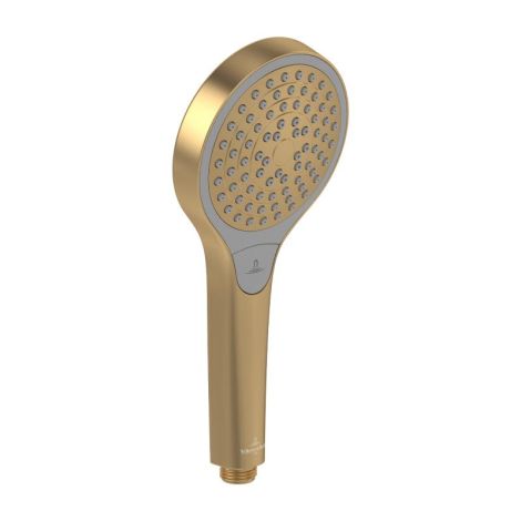 - Villeroy&Boch Verve Showers słuchawka prysznicowa, brushed gold TVS10900100076 - TVS10900100076 - Łazienki Szydłowski