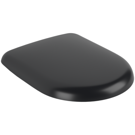 - Villeroy&Boch Antao Deska sedesowa, wolnopadajaca pure black 8M67S1R7 - 8M67S1R7 - Łazienki Szydłowski