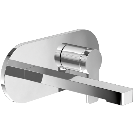 - Villeroy&Boch Architectura bateria umywalkowa ścienna z zestawem odpływowym, chrom TVW10311211061 - TVW10311211061 - Łazienki Szydłowski