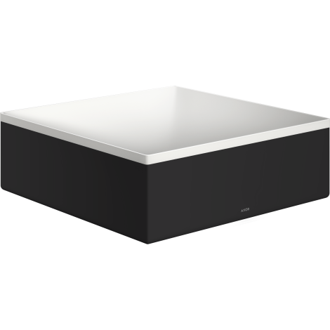 - Axor Suite Basins & Bathtub Umywalka nablatowa 28,5 x 28,5 cm z otworem na baterię i przelewem czarny mat 42002670 - 42002670 - Łazienki Szydłowski