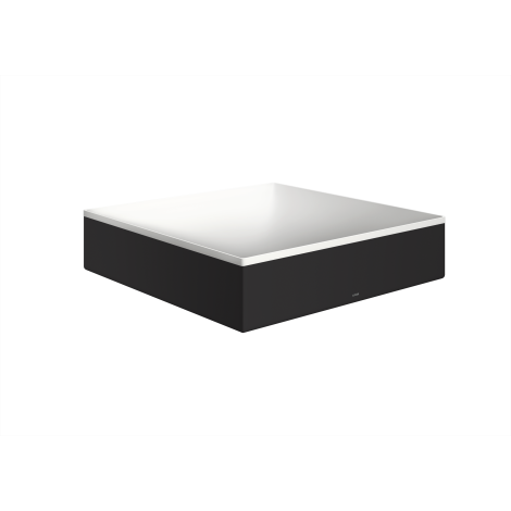 - Axor Suite Basins & Bathtub Umywalka nablatowa 40x40 cm bez otworu na baterię i przelewu czarny mat 42003670 - 42003670 - Łazienki Szydłowski