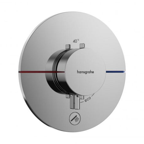 - HANSGROHE ShowerSelect Comfort S Bateria termostatyczna, podtynkowa do 1 odbiornika z dodatkowym wyjściem chrom 15562000 - 15562000 - Łazienki Szydłowski